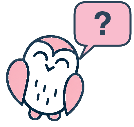 Temmy the Trademark Helpline owl with a question