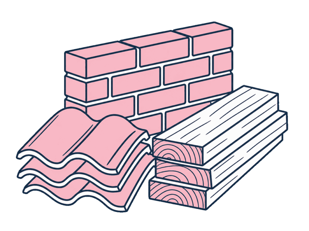 Illustration for trademark class 19: Building Materials