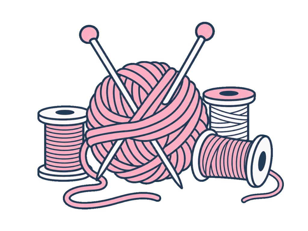 Illustration for trademark class 23: Yarns & Threads