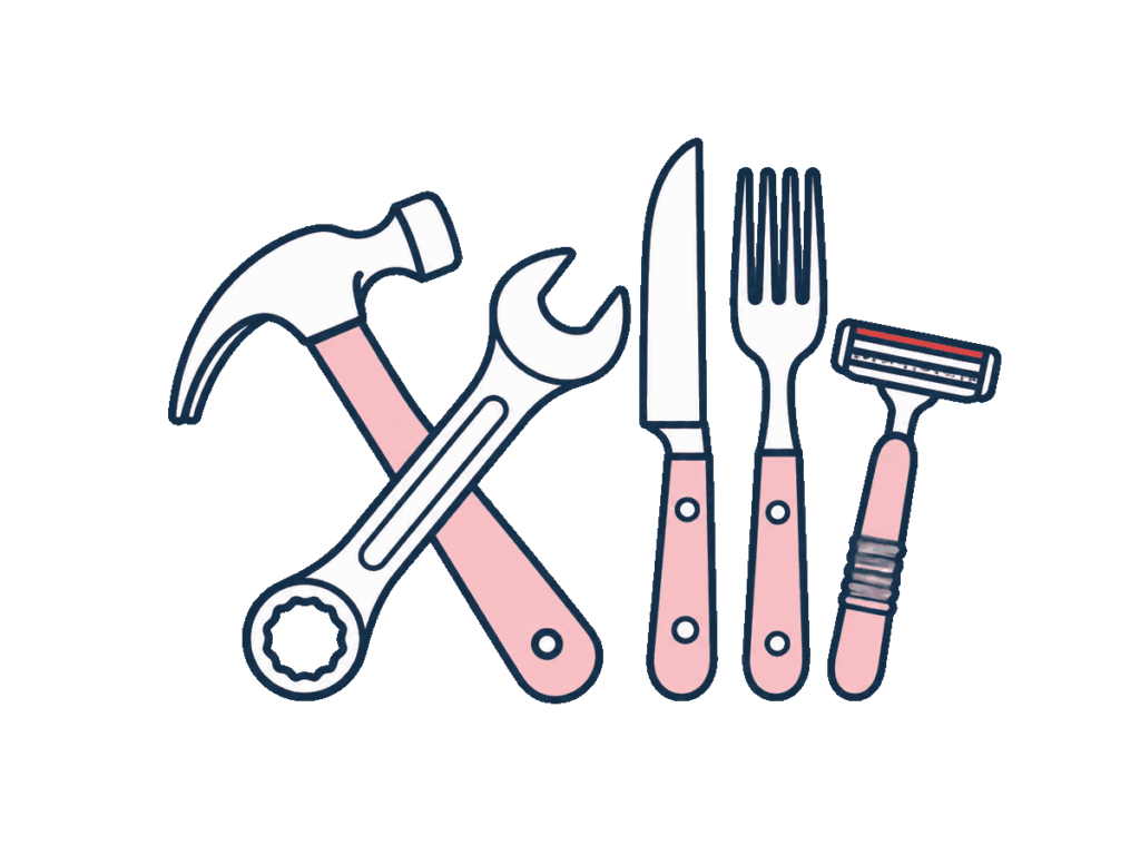 Illustration for trademark class 8: Hand Tools