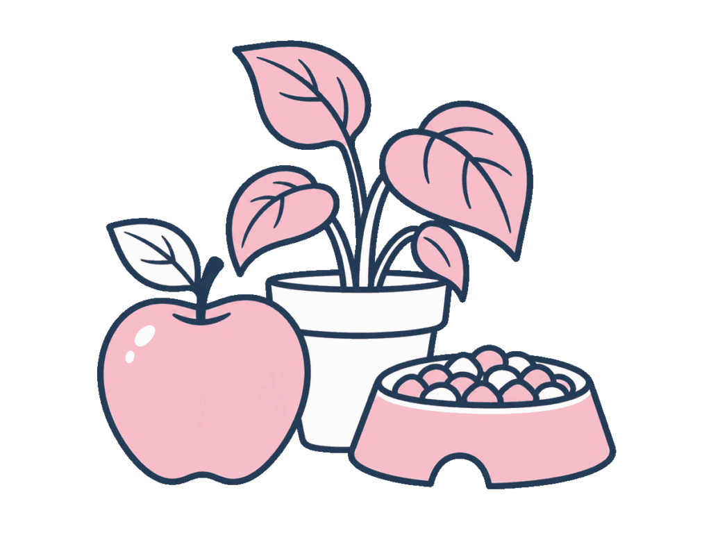 Illustration for trademark class 31: Pet Food, Plants, Fresh Produce & Animals