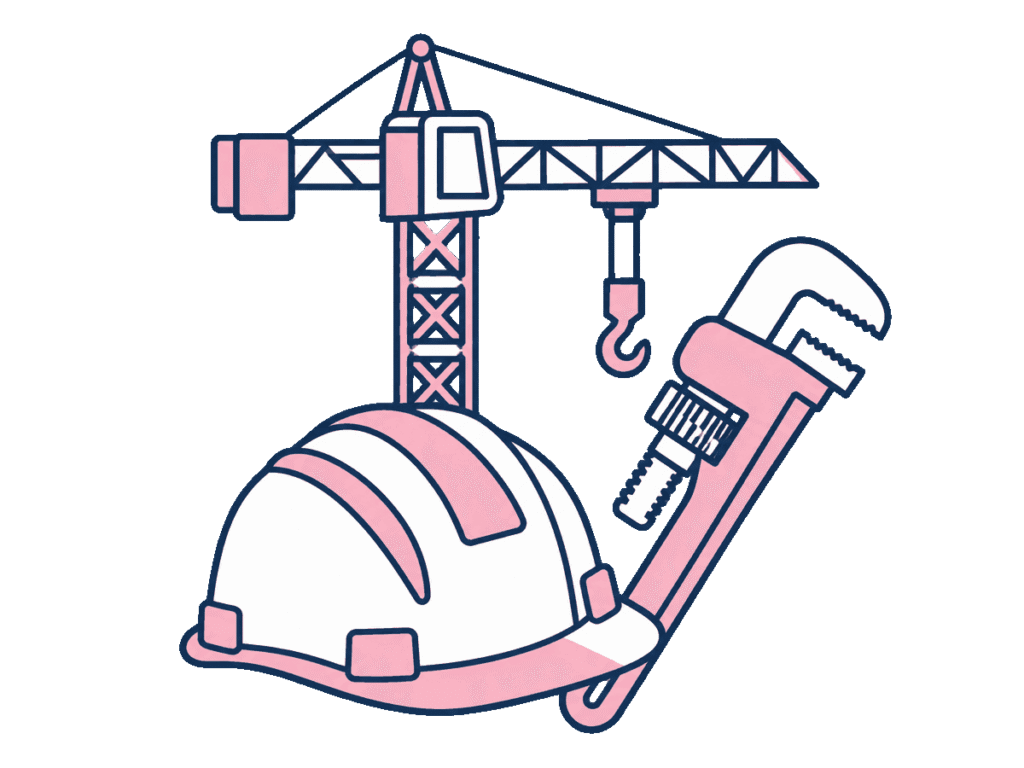 Illustration for trademark class 37: Construction, Repair, Cleaning & Trades