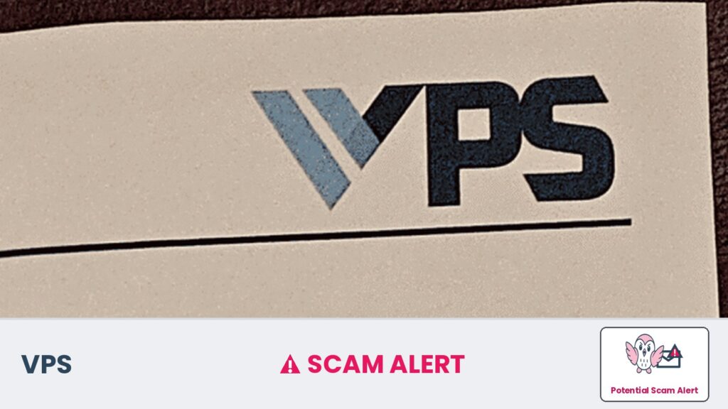 VPS logo from the letter, scam alert